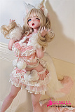 ElsaBabe アニメドール 140cmRAD054 莓谷恋 シリコン/TPE選択可 ゆめかわ系 ふわふわ耳とロングヘアの人形