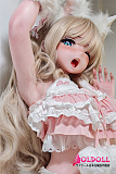 ElsaBabe アニメドール 140cmRAD054 莓谷恋 シリコン/TPE選択可 ゆめかわ系 ふわふわ耳とロングヘアの人形