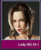 Game Lady 168cm Dカップ+アニメno.05 コスプレ フルシリコン製  等身大リアルラブドール