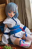 白×青コスチュームの癒し系アニメドール