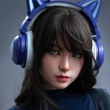 Real lady 159cm Hカップ R8ヘッド シリコン製 透け感のあるランジェリー姿のリアルドール 優雅でセクシーなアダルト人形