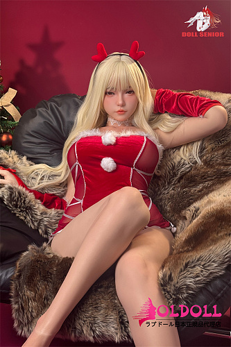 Doll Senior 160cm Dカップ #29水尺葵Aoiヘッド フルシリコンダッチワイフ サンタ風コスチュームのアダルトドール
