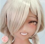 凹凸咪 aotume（アニメドール）135cm AAカップ(Fat) +＃84ヘッド 掲載画像フルシリコン製 等身大 リアルラブドール