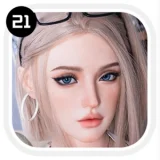 【お客様の撮影写真】SHEDOLL  阿初ヘッド 163cm Hカップ  シリコン製リアルドール 眼鏡スタイル 知的でセクシーなダッチワイフ