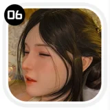 【お客様の撮影写真】SHEDOLL  阿初ヘッド 163cm Hカップ  シリコン製リアルドール 眼鏡スタイル 知的でセクシーなダッチワイフ