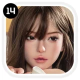 【お客様の撮影写真】SHEDOLL  阿初ヘッド 163cm Hカップ  シリコン製リアルドール 眼鏡スタイル 知的でセクシーなダッチワイフ