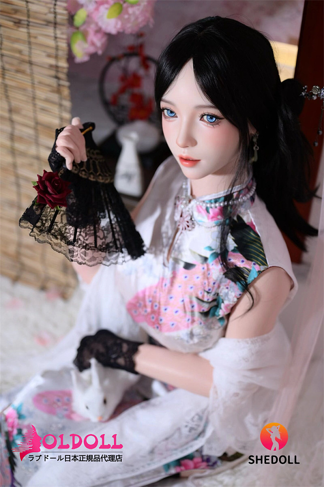 【お客様の撮影写真】SHEDOLL 168cm Dカップ蔷薇(Qiangwei)ヘッド 宣伝写真はros口開閉機能付き ボディ材質選択可 チャイナドレス風リアルドール