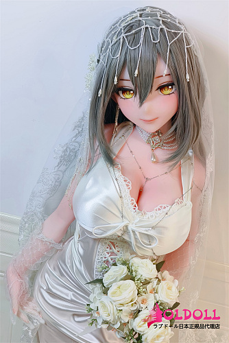 ElsaBabe アニメラブドール 148cm AHR019 水田新奈ヘッド 花嫁風ホワイトドレスで清楚なリアル人形