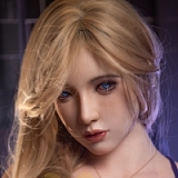 Real lady 159cm Hカップ R8ヘッド シリコン製アダルト人形 欧米系リアルドール 金髪ロングヘア