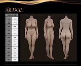 AJLDOLL ボディ単体 等身大リアルドール リアルスキンボディ実践向けセクシーダッチワイフ