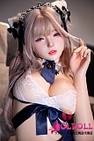 SHEDOLL 168cm Dカップ 江小婉（jiangxiaowan）3.0ヘッド 宣伝写真はros口開閉機能付き まぶたの開閉機能可能 メガネ付きメイドコスチューム風リアルドール