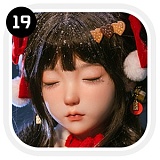 SHEDOLL 168cm Dカップ 江小婉（jiangxiaowan）3.0ヘッド 宣伝写真はros口開閉機能付き まぶたの開閉機能可能 メガネ付きメイドコスチューム風リアルドール