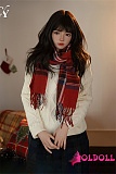 ダークトーンのチェック柄スカート　ラブドール