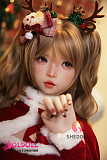 SHEDOLL 洛小乙(luoxiaoyi)ヘッド 152cm Aカップ シリコンヘッド ボディ材質選択可 クリスマスコスチュームのラブドール