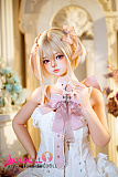 明るめのブロンドヘア　リアルドール