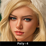 TOP-CYDOLL Pollyヘッド 172cm Aカップ フルシリコン製ダッチワイフ 欧米系リアルドール スリム体型