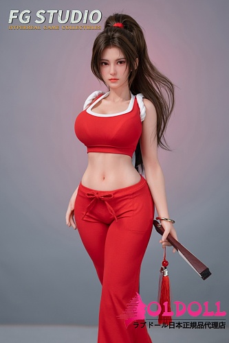 【先行販売 専用カスタム扇子をプレゼント】Mini Doll ミニドール FG-007 赤衣の戦闘少女 62cm 1/3スケール フルシリコン可動ドール リアル製セクシーフィギュア【乳首なしとヴァギナなしフィギュア版】