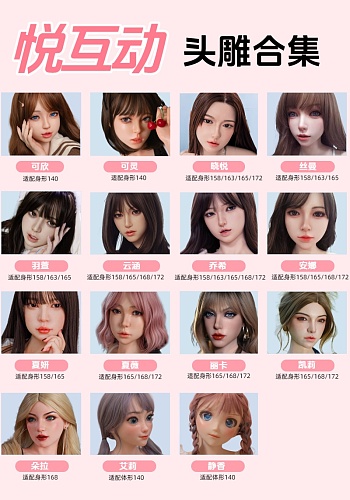 YUEdoll 等身大シリコンヘッド単体 M16ボルト