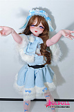 淡いブルーニットワンピース　ラブドール