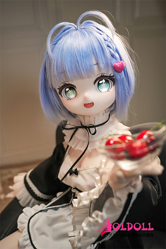 MW Girl(魔物姫) アニメドール 小姆（xiaomu)ヘッド 宣伝画像はシリコン製85cmバスト小ボディ 淡いブルーのショートボブの可愛いフィギュア 宣伝画像と同じ制服も付属
