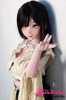 ElsaBabe アニメドール 148cm AHR019 水田新奈Mizuta Ninaヘッド tpe/シリコンボディ選択可 黒い髪の可愛い等身大巨乳リアルドール