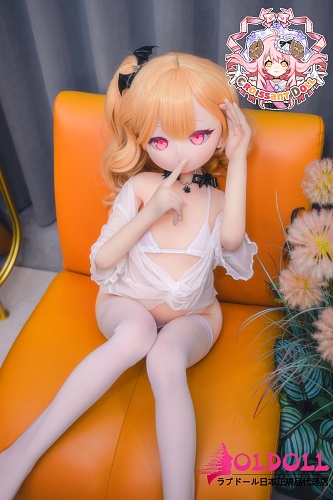 羊角社doll（Croissant Doll）141cm AAカップ#B06 魅魔ヘッド デカールメイク ビニールヘッド+S-TPE製ボディ 貧乳系アニメラブドール 等身大1:1人形