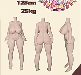 羊角社doll（Croissant Doll）128cm 巨乳 #B06 小幽灵（xiaoyouling）ヘッド デカールメイク ソフトビニールヘッド+S-TPE製ボディ 獣耳飾りの可愛い娘アニメドール