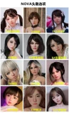 【新品キャンペーン10％オフ ハードハンドとハードフィット無料1月28日から2月15日まで】Art-doll （Novaシリーズ）ヘッドとボディ自由に組合 nova素材ボディ+シリコンヘッド  ros口開閉機能付き セクシーラブドール