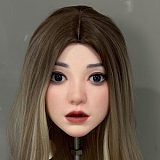 Real lady 168cm  Gカップ R5 ROSMAXヘッド ナチュラル肌色 高品質シリコンドール 欧米風メイクドール