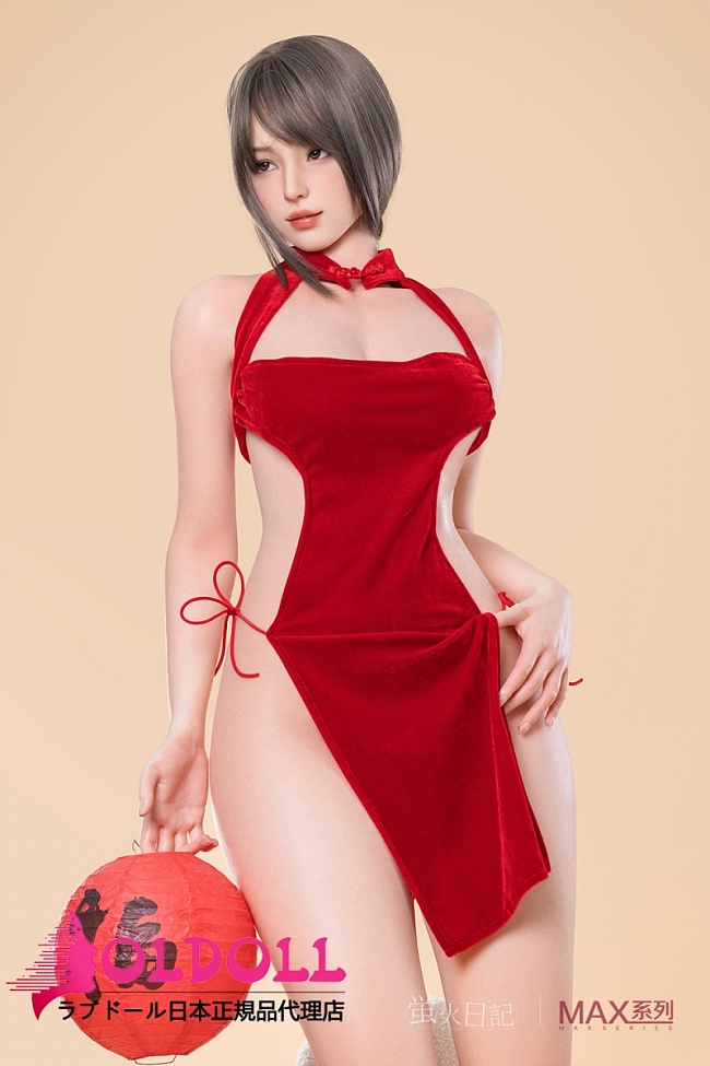 蛍火日記 165cm Cカップ MAXリアル皮膚版 夜兰(yelan)ヘッド メイク② 春節祝い赤い衣装着せるアジア美人リアルドール