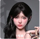 LACE DOLL 168cm Dカップ  青棘（qingji）メイク② シリコン製ラブドール レッド×ホワイトのセーラー風服コスプレリアルドール