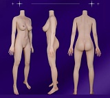 MMXDOLL リアル皮膚110cm Fカップ 梦瑶（mengyao）ヘッド 職人Real系メイク セクシー上半身トルソーリアルドール