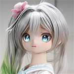 MW Girl(魔物姫) アニメドール 库洛姆（kuluomu）ヘッド シリコン製85cmバスト中 扱いやすいキャラクター人形 宣伝画像と同じ制服も付属