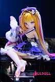 ロングストレートのゴールドヘア　アニメダッチワイフ