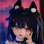 MW Girl(魔物姫) アニメドール 库洛姆（kuluomu）ヘッド シリコン製85cmバスト中 扱いやすいキャラクター人形 宣伝画像と同じ制服も付属