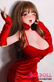 148cm ドール RAD054ヘッド 赤いドレスの華やかさ