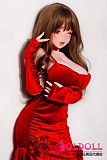 ElsaBabe アニメラブドール 148cm ヘッドRAD054 赤い礼装ドレスの爆乳ドール全身