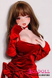 アニメラブドール 赤い礼装ドレス 胸元ディテール