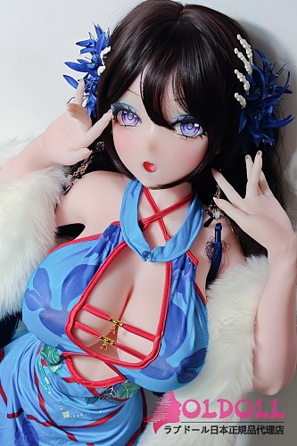 ElsaBabe アニメラブドール 148cm RAD014 樱空翼Sakura Tsubasaヘッド シリコン製 ブルーチャイナドレスの可愛い超乳アニメラブドール