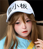 FUDOLL 162cm Gカップ 張銀熙（Zhang Yinxi）ヘッド メイク② フルシリコン製 ティファ風コスプレ 巨乳美人 等身大リアルドール