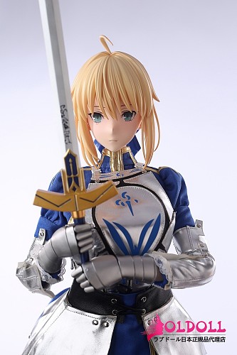 【先行予約、6月発送予定】Otaku Doll Saber 65cm 3kg Puヘッド+シリコンボディ アニメ 金髪女騎士 ミニドール  cosplay戦士ドール