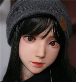 FUDOLL 162cm Gカップ 張銀熙（Zhang Yinxi）ヘッド メイク② フルシリコン製 ティファ風コスプレ 巨乳美人 等身大リアルドール