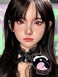 WTDOLL 165cm Eカップ  莓宝(Meibao) 白いネグリジェ姿の美人リアル金髪瞑り目ドール リアル皮膚付き