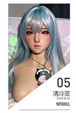 WTDOLL 165cm Eカップ 丸奈奈(Wannainai) シリコン製 黒い洋ドレスと白ストッキングの清楚系美少女ドール リアル皮膚付き