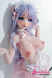 144cm ElsaBabe アニメドール 透け感メイドコスチュームの青髪かわいいドール