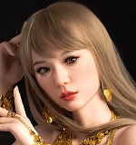 Art-doll 最新作160cm Aカップ 维多利亚ヘッド 軽量化シリコン 欧米風姉系ラブドール 牛仔帽と透け感米白トップス