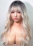 戦闘機 Sino doll 実践向け Soft-max 153cm Gカップ ボディ＋ ST9 凛小音(linxiaoyin)ヘッド 女神風ホルターネックドレスの超乳ラブドール