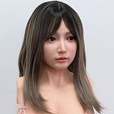 戦闘機 Sino doll 実践向け Soft-max 153cm Gカップ ボディ＋ ST9 凛小音(linxiaoyin)ヘッド 女神風ホルターネックドレスの超乳ラブドール