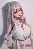 
ElsaBabe アニメ ラブドール 白いロングワンピース 銀髪
