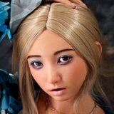 Real lady 170cm Cカップ R4ヘッド ros機能付き シリコン製リアルラブドール 黒いセクシーランジェリー姿の欧米風ラブドール 大人系スタイル